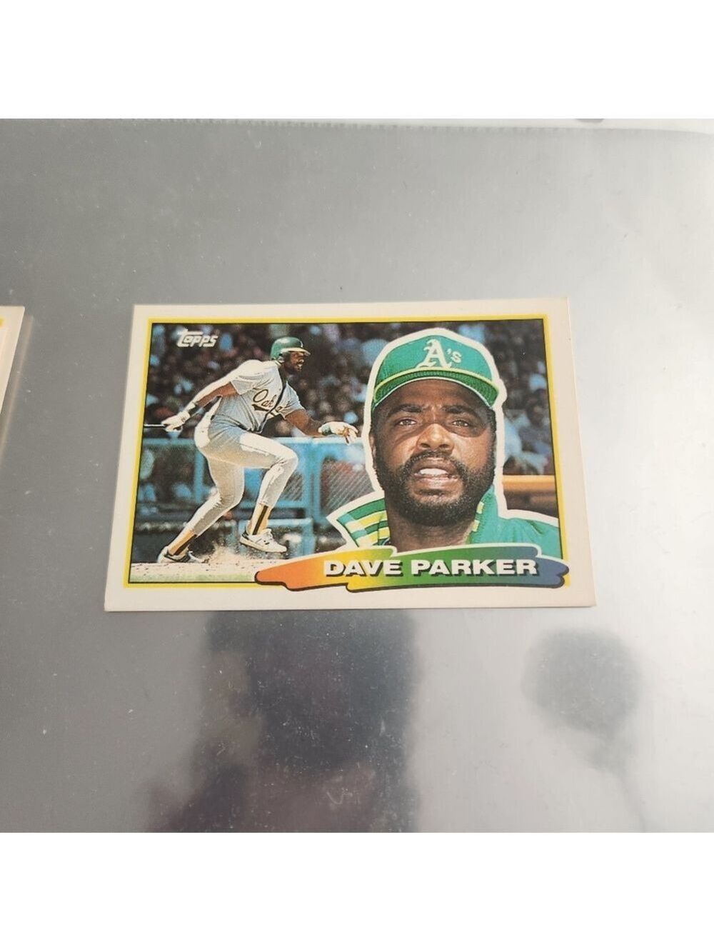 1988 Topps Big #242 Dave Parker - Picture 3 of 3